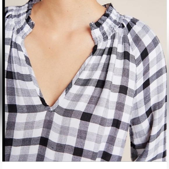 Anthropologie Cloth & Stone Sara Peasant Top - Picture 3 of 6